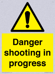 Danger shooting in progress